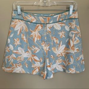H&M Tropical High Waisted Floral Printed Shorts